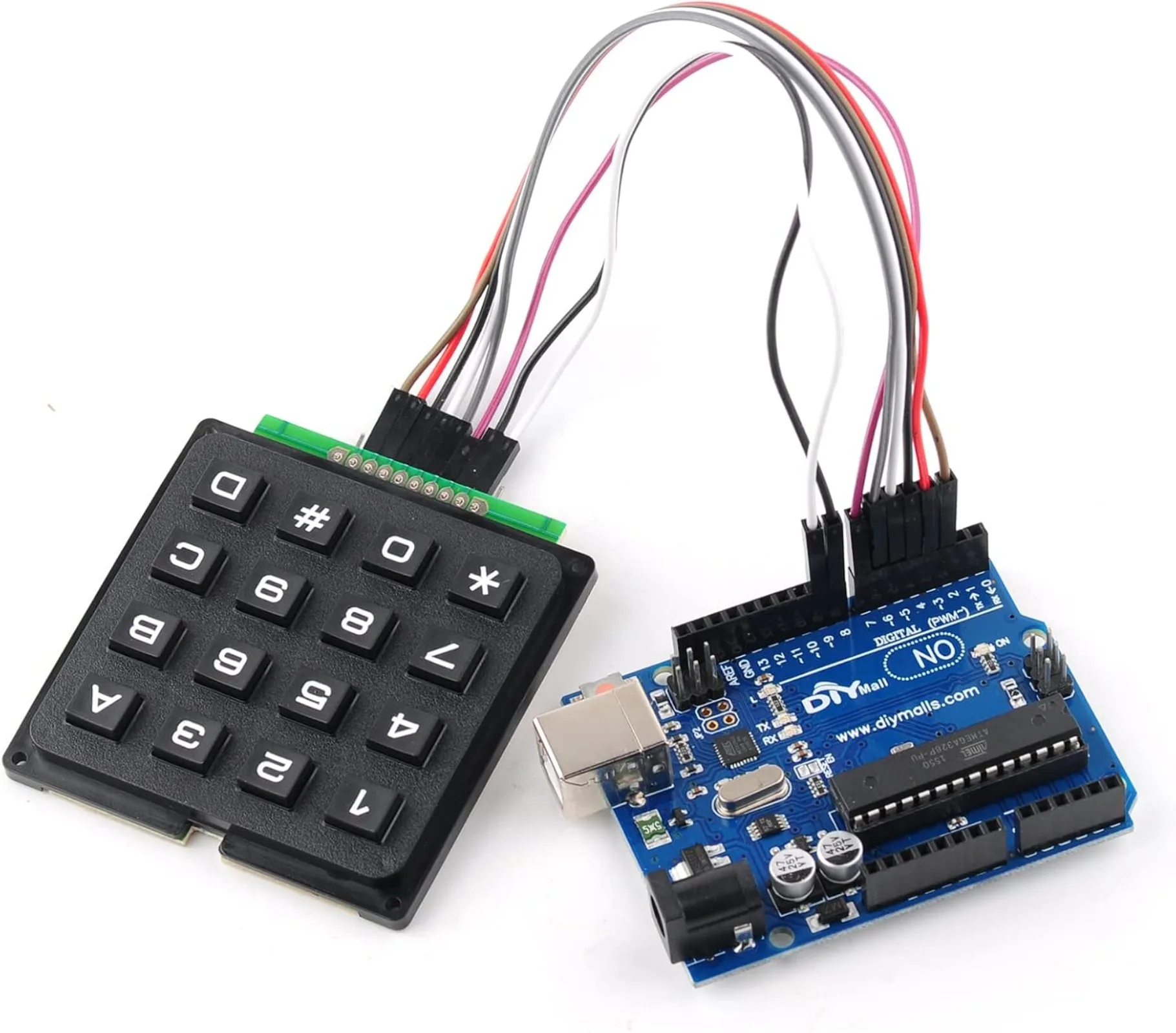 4x4 Matrix Membrane Keypad 16  - огляд і ціна Arduino Vending Machine Project