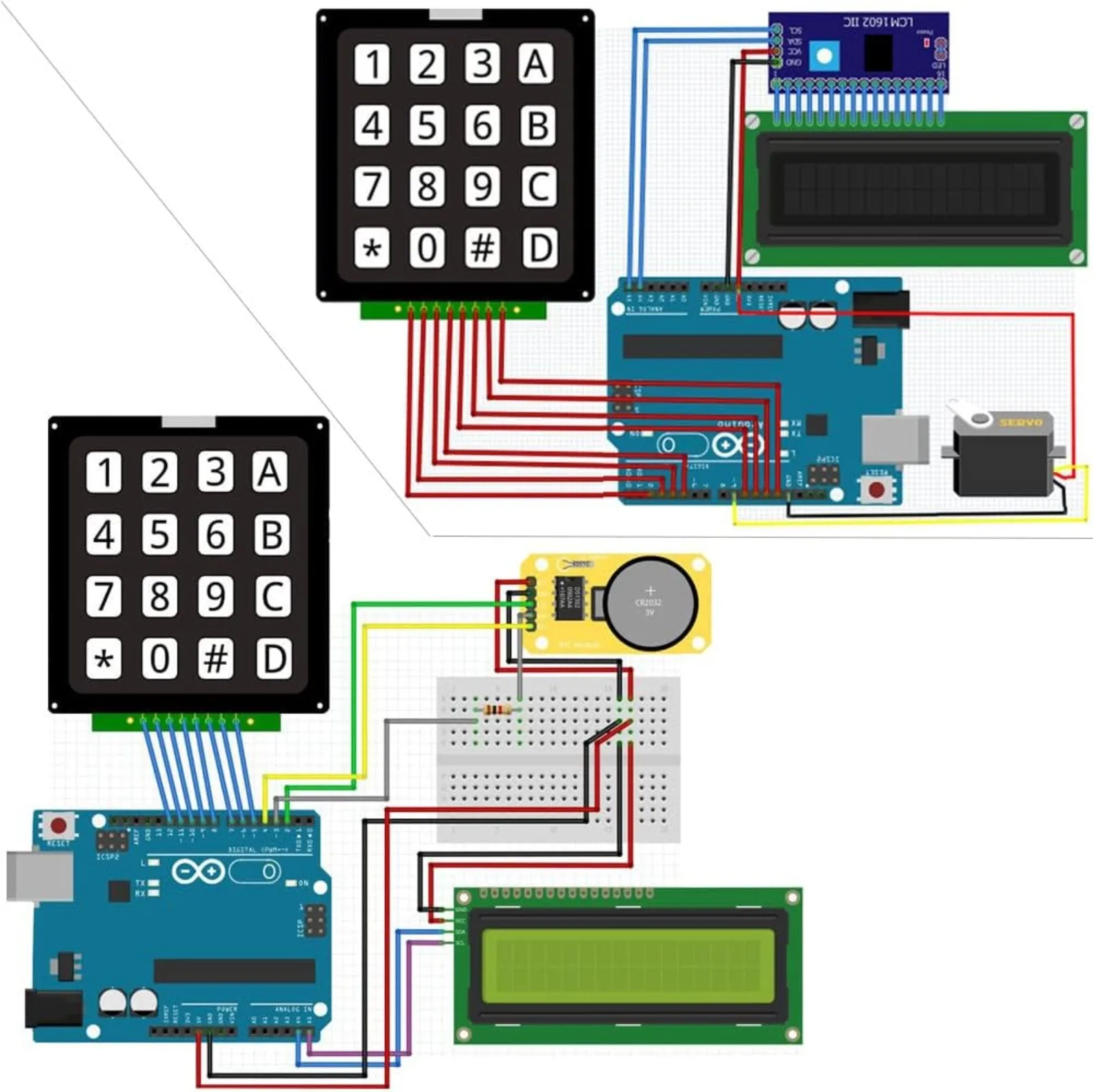 4x4 Matrix Membrane Keypad 16  - огляд і ціна Arduino Vending Machine Project