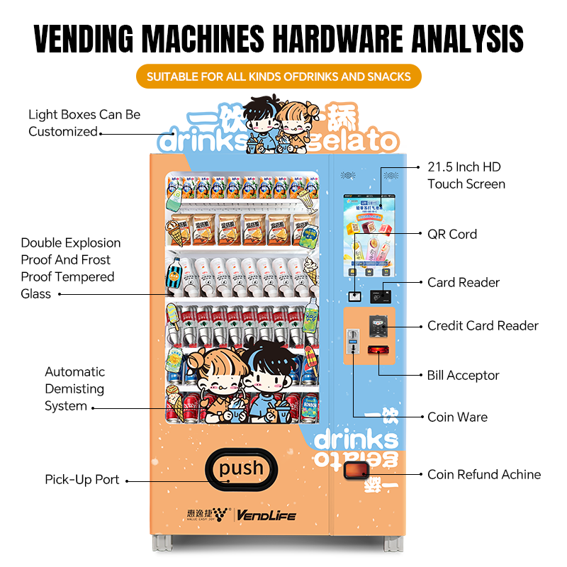 Factory  Direct Selling 24 Hou - огляд і ціна Popcorn Vending Machine