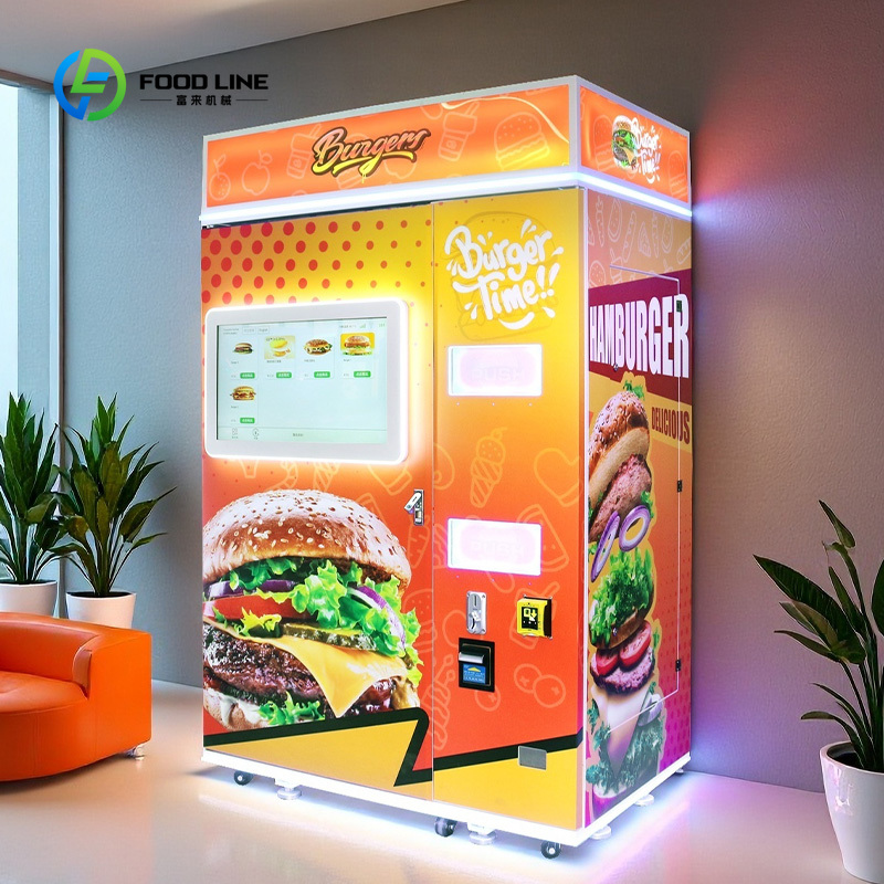 Automatic smart burger vending - огляд і ціна Vending Machine Qr Code