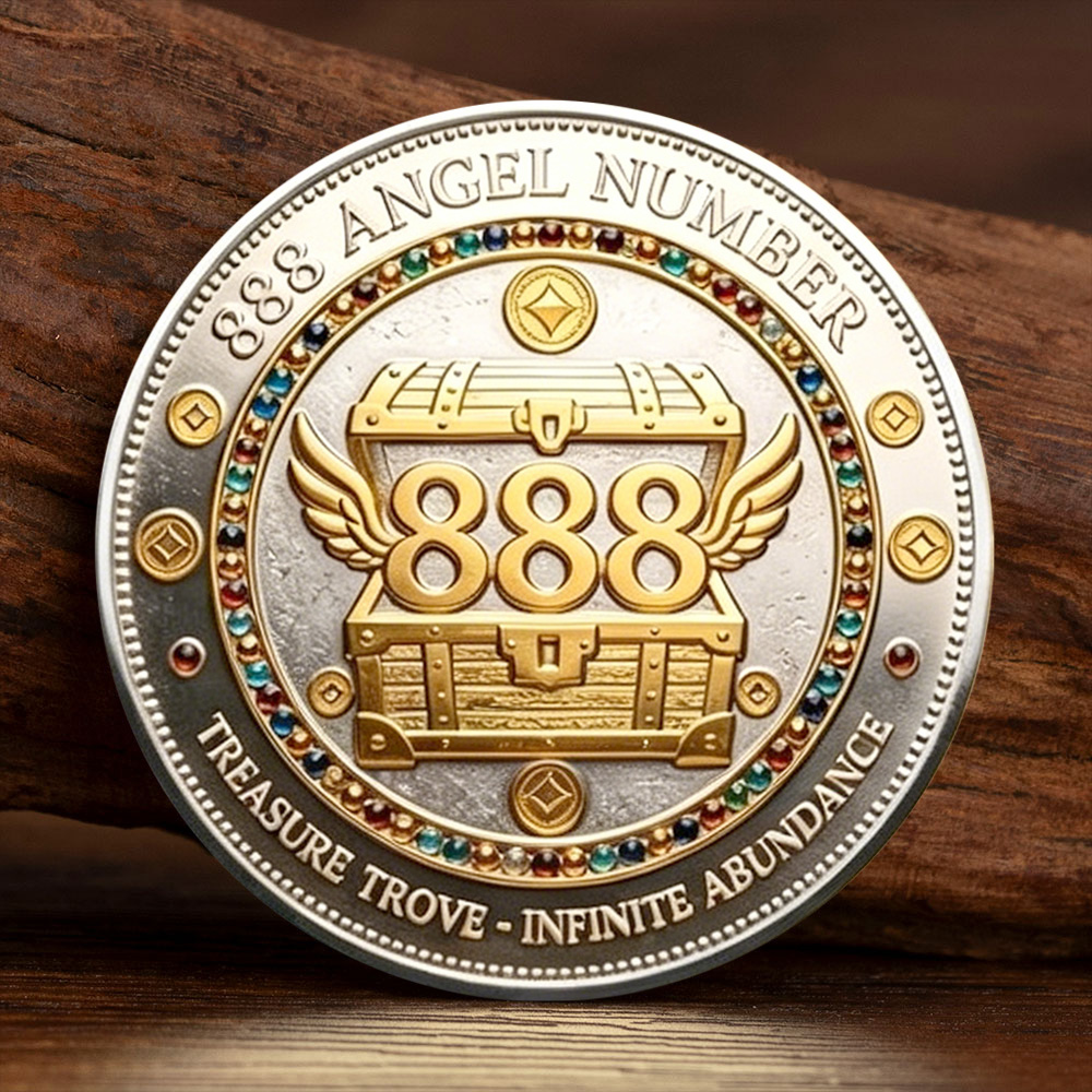 2D Gold Silver Plated 888 Ange - огляд і ціна Token Coin Mechanism