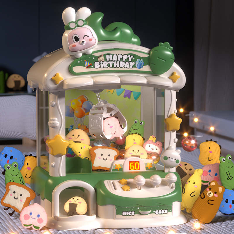 Cartoon Claw Game Machine Rabb - огляд і ціна Coin Pusher Machine