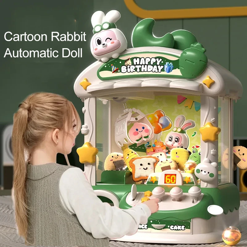 Cartoon Claw Game Machine Rabb - огляд і ціна Coin Pusher Machine