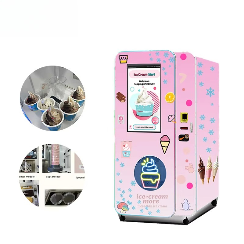 Customized Soft Ice Cream Vend - огляд і ціна Popcorn Vending Machine