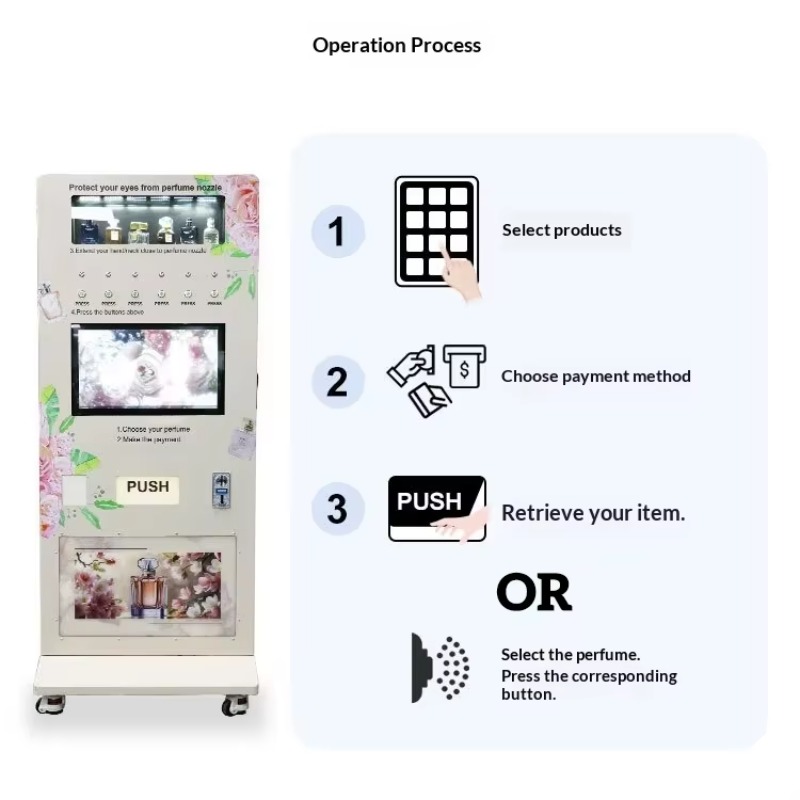 Perfume Spray Vending Machine  - огляд і ціна Popcorn Vending Machine