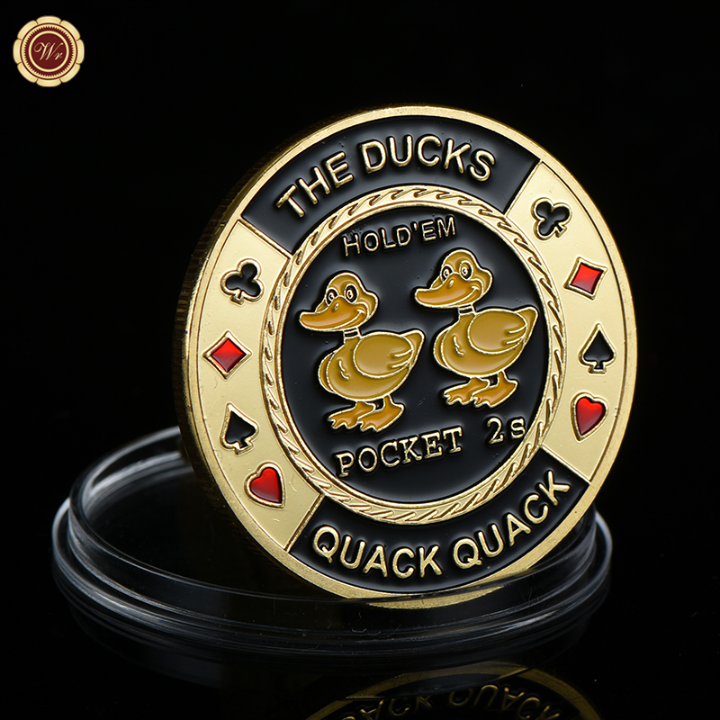 THE DUCKS Poker Casino Chips C - огляд і ціна Token Coin Mechanism