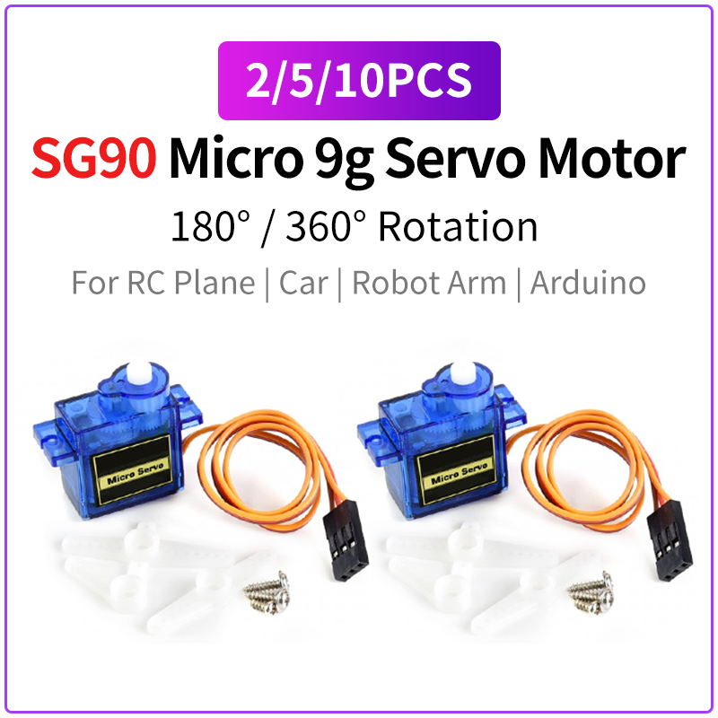2PCS/5PCS/10PCS SG90 MG90S 9G  - огляд і ціна Arduino Vending Machine Project