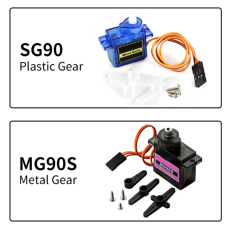 2PCS/5PCS/10PCS SG90 MG90S 9G  - огляд і ціна Arduino Vending Machine Project
