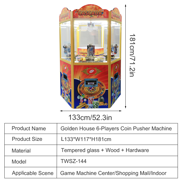 6 Players Arcade Game Machines - огляд і ціна Arcade Style Vending Machine