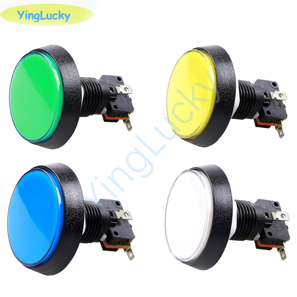 10pcs Arcade Button 60MM  LED  - огляд і ціна Coin Pusher Machine