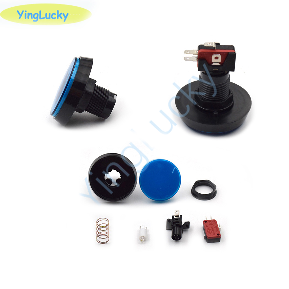 10pcs Arcade Button 60MM  LED  - огляд і ціна Coin Pusher Machine