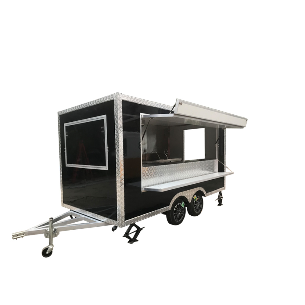 Large Space Square Fast Food T - огляд і ціна Hot Dog Vending Cart