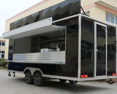 Large Space Square Fast Food T - огляд і ціна Hot Dog Vending Cart