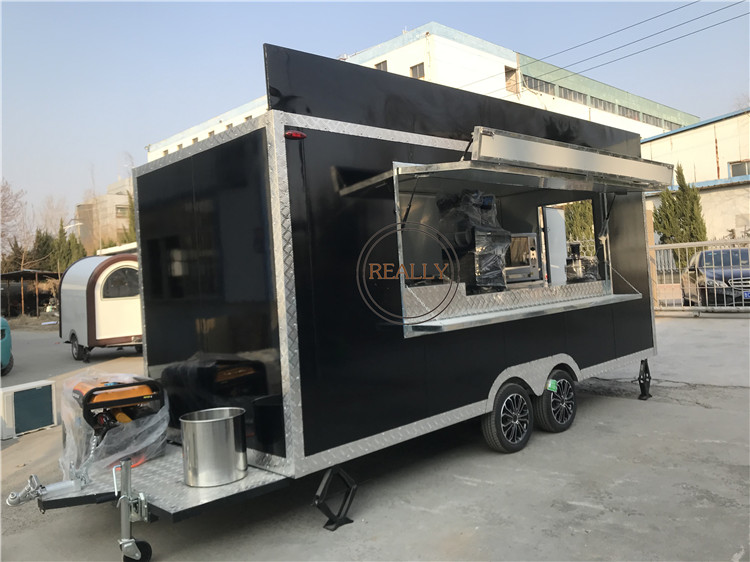 Large Space Square Fast Food T - огляд і ціна Hot Dog Vending Cart